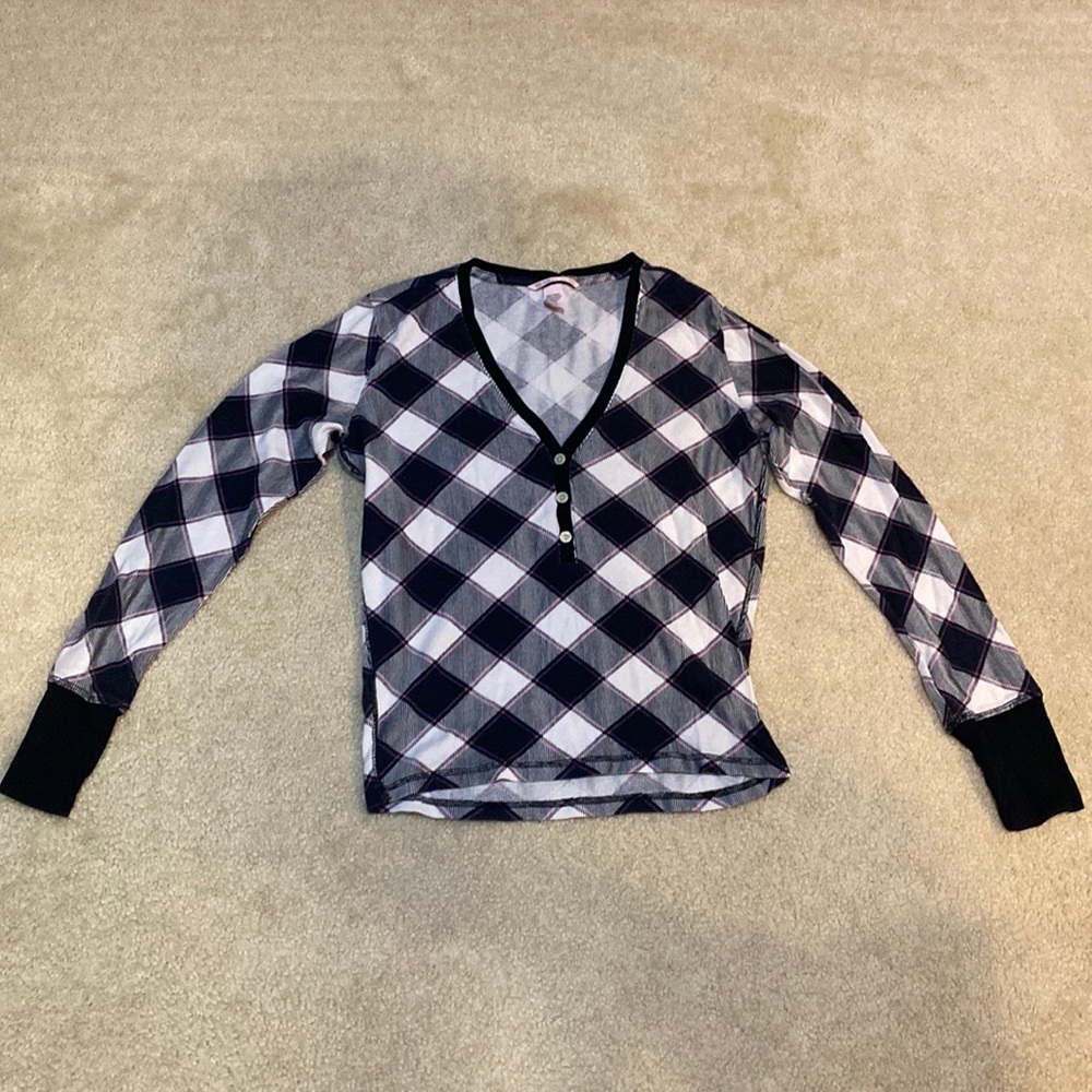 Plaid Victoria’s Secret pajama top